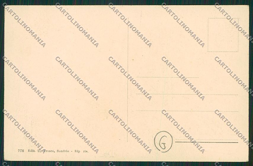 Sondrio città cartolina QQ7400 – retro