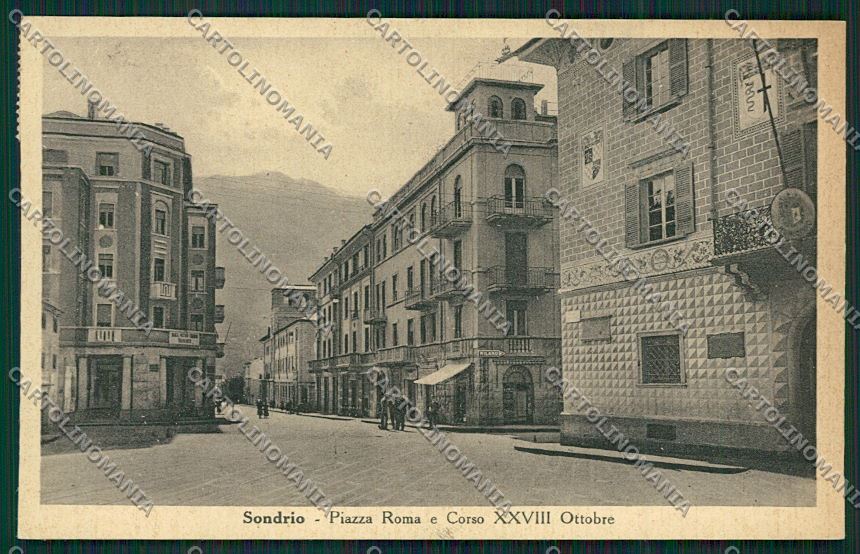 Sondrio città cartolina QQ7407 – fronte