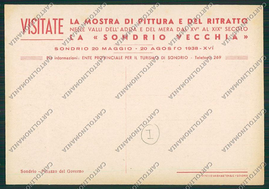 Sondrio città FG cartolina QQ7412 – retro
