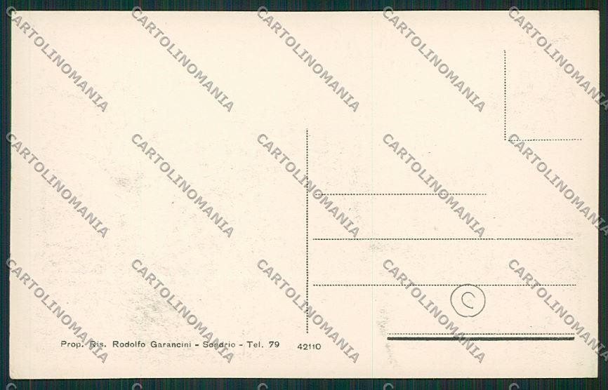 Sondrio Aprica cartolina QQ7418 – retro
