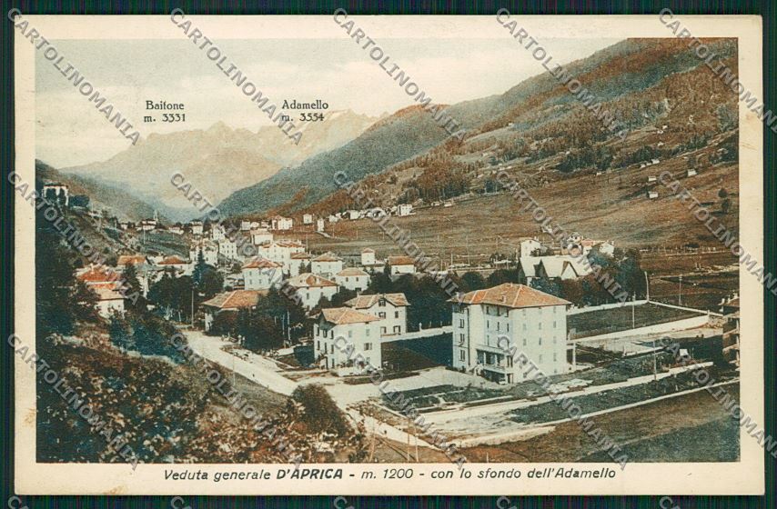 Sondrio Aprica cartolina QQ7419 – fronte