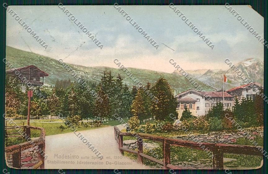 Sondrio Madesimo cartolina QQ7445 – fronte