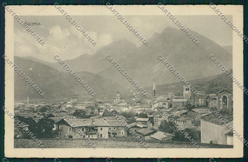 Sondrio Bormio cartolina QQ7447 – fronte