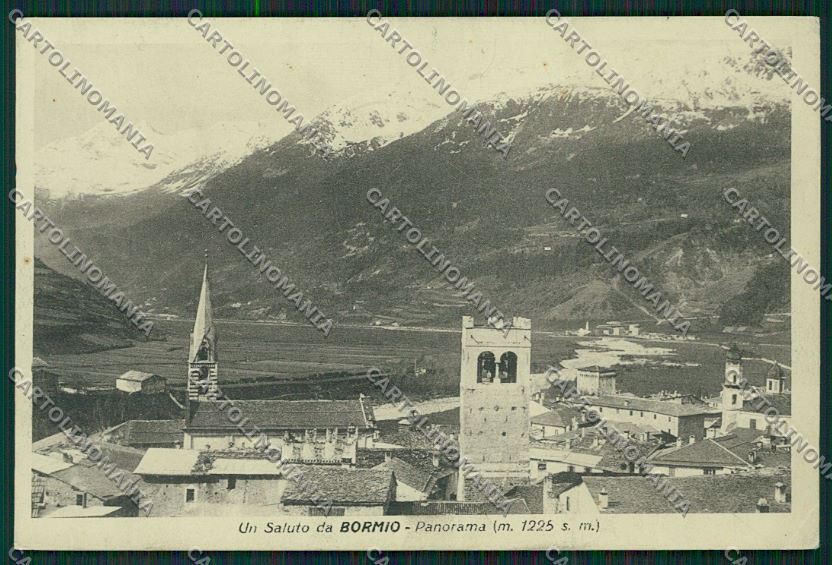 Sondrio Bormio cartolina QQ7449 – fronte