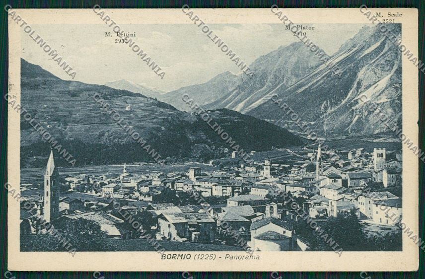 Sondrio Bormio cartolina QQ7453 – fronte