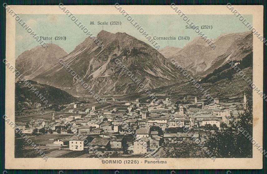 Sondrio Bormio cartolina QQ7457 – fronte