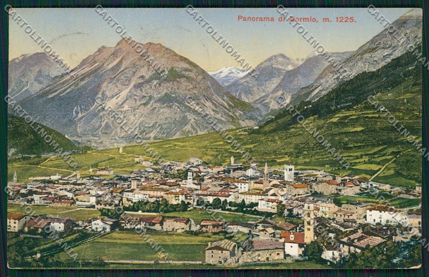 Sondrio Bormio cartolina QQ7462 – fronte