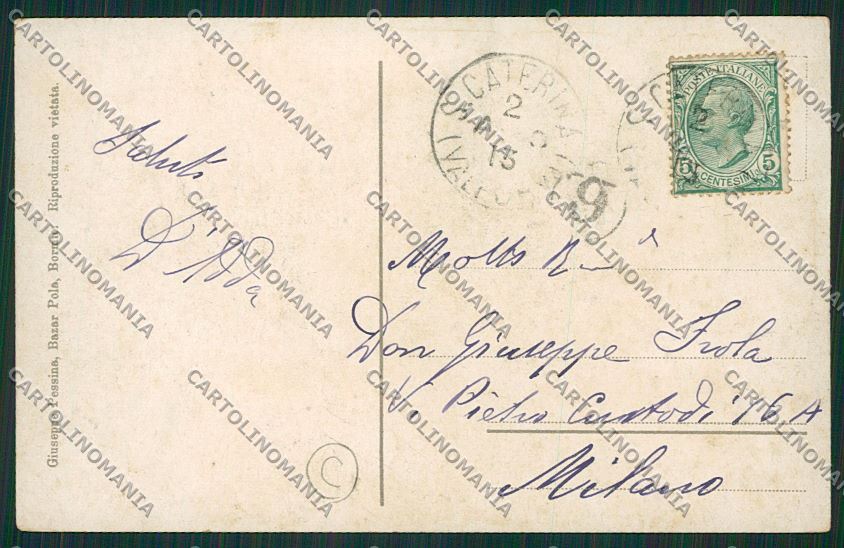Sondrio Bormio cartolina QQ7462 – retro