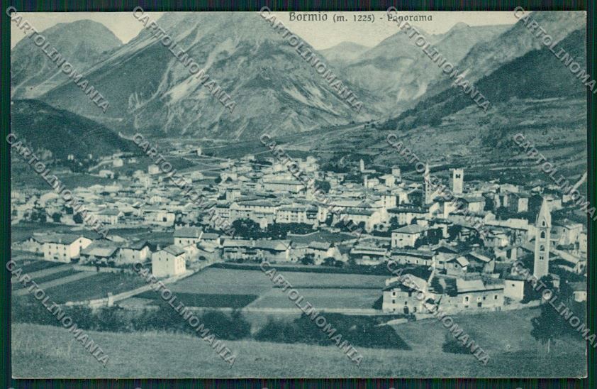Sondrio Bormio cartolina QQ7464 – fronte