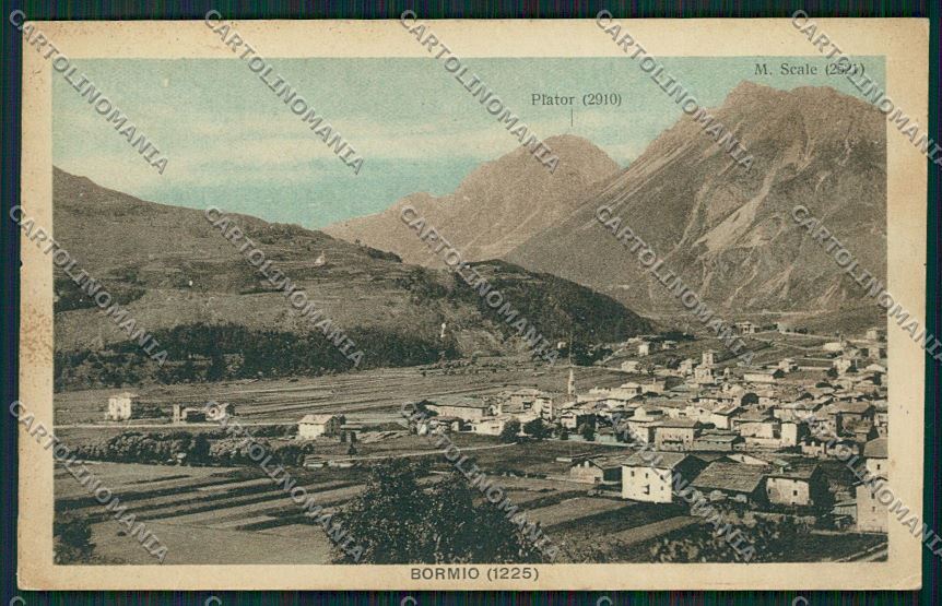 Sondrio Bormio cartolina QQ7465 – fronte