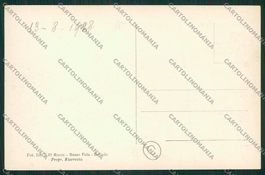 Sondrio Bormio Foto cartolina QQ7472 – retro