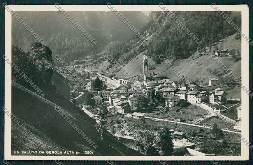 Sondrio Gerola Foto cartolina QQ7505 – fronte