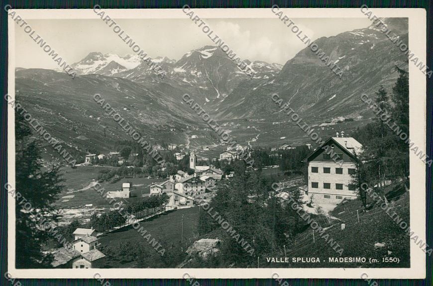 Sondrio Madesimo Foto cartolina QQ7520 – fronte