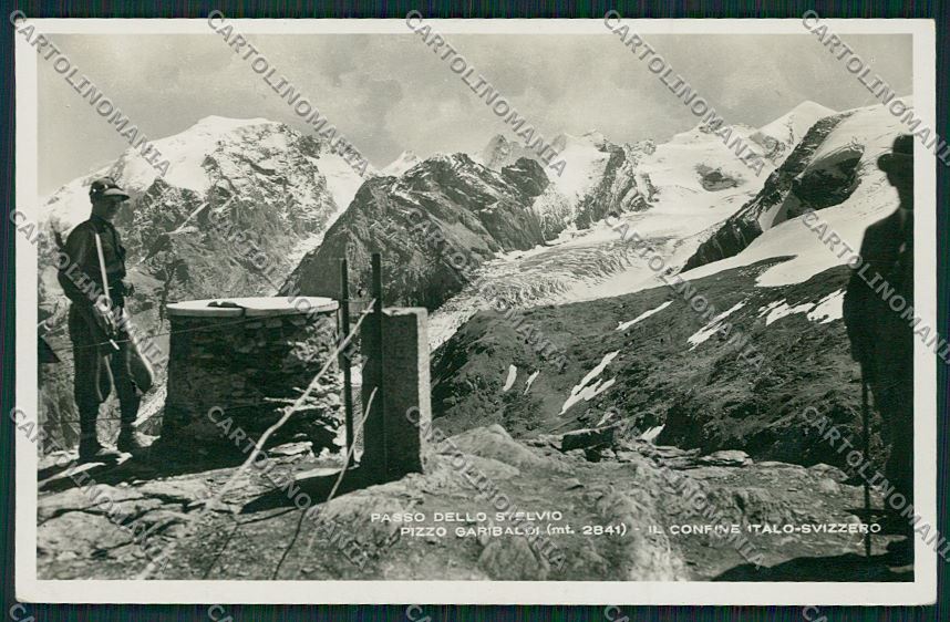 Sondrio Passo Stelvio Foto cartolina QQ7542 – fronte