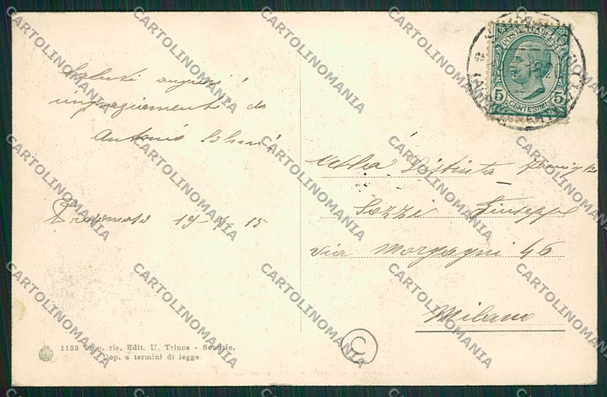 Sondrio Prasomaso cartolina QQ7579 – retro