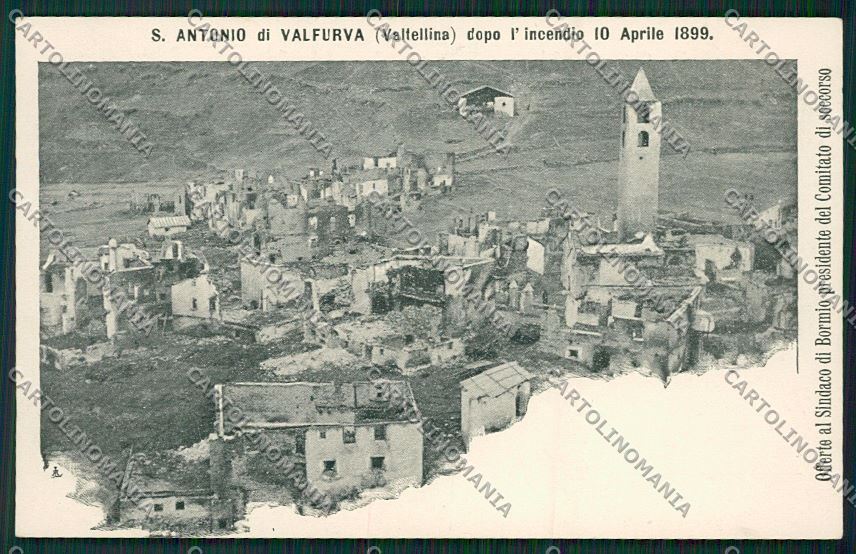 Sondrio Santa Caterina Valfurva cartolina QQ7590 – fronte