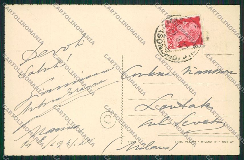 Sondrio Masino cartolina QQ7592 – retro