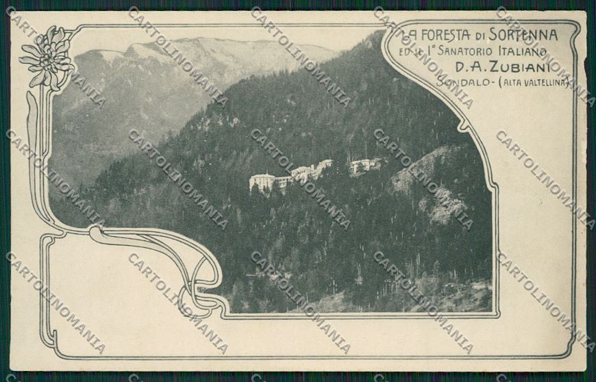 Sondrio Sondalo Sortenna ABRASA cartolina QQ7601 – fronte