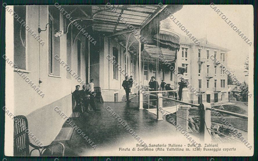Sondrio Sondalo Sortenna PIEGA cartolina QQ7609 – fronte