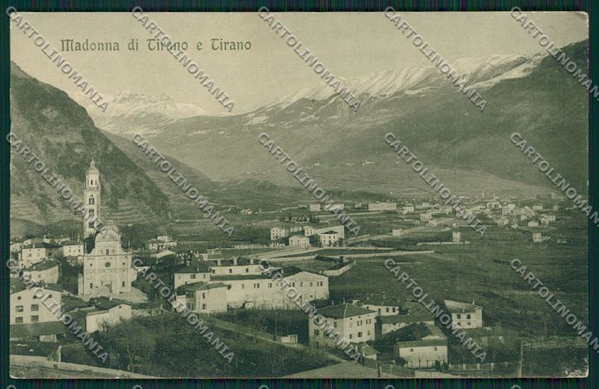 Sondrio Tirano cartolina QQ7616 – fronte