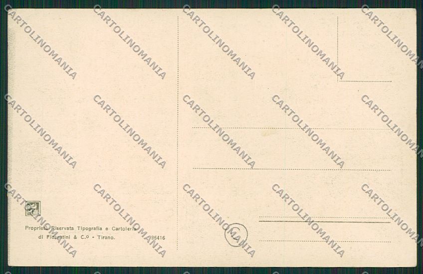 Sondrio Tirano cartolina QQ7616 – retro