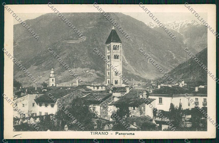 Sondrio Tirano cartolina QQ7617 – fronte