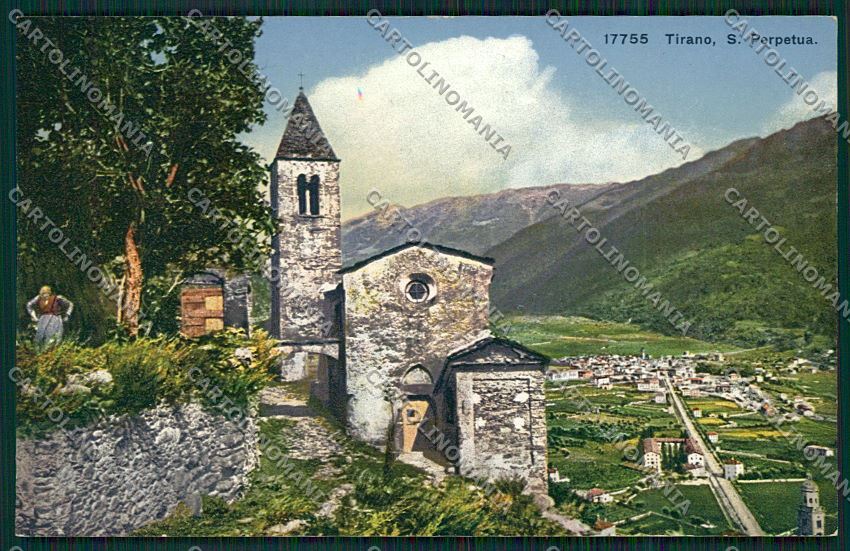 Sondrio Tirano cartolina QQ7618 – fronte