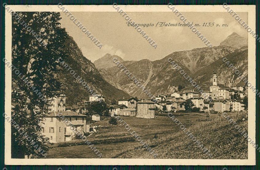 Sondrio Caspoggio cartolina QQ7679 – fronte