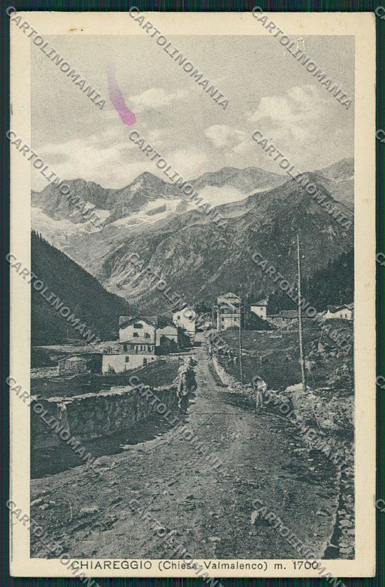 Sondrio Chiareggio Chiesa cartolina QQ7684 – fronte