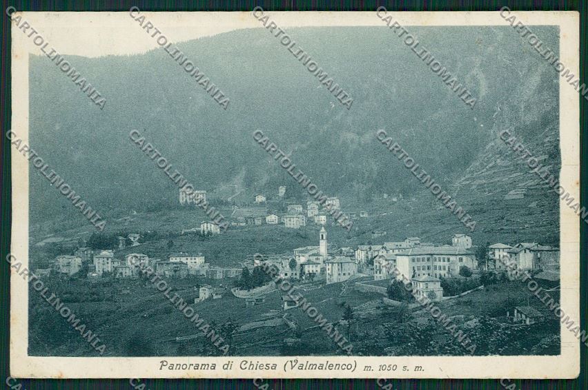 Sondrio Chiesa PIEGHINE cartolina QQ7691 – fronte