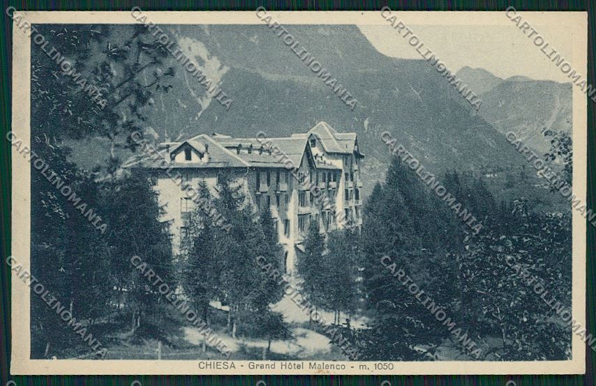 Sondrio Chiesa cartolina QQ7695 – fronte