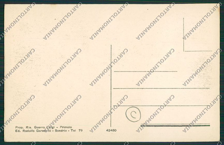 Sondrio Primolo cartolina QQ7708 – retro