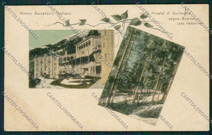 Sondrio Sortenna cartolina QQ7748 – fronte