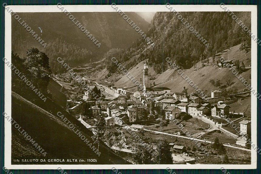 Sondrio Gerola Foto cartolina QQ7754 – fronte