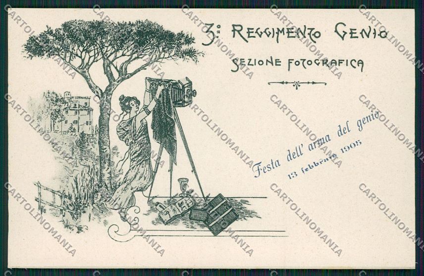 Militari Reggimentale Fotografia cartolina QQ7784 – fronte