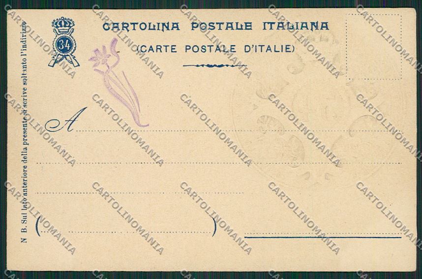 Militari Reggimentale Livorno Fanteria Rilievo cartolina QQ7791 – retro
