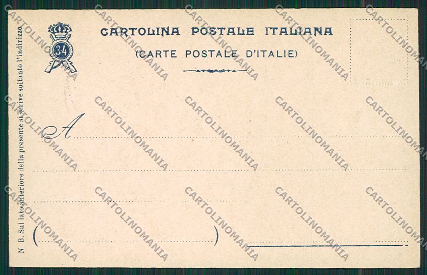 Militari Reggimentale Fanteria Savoia cartolina QQ7792 – retro