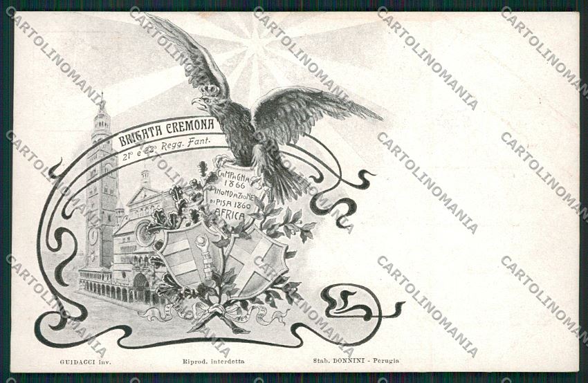 Militari Reggimentale Brigata Cremona Pisa cartolina QQ7800 – fronte
