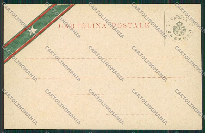 Militari Reggimentale Brigata Cremona Pisa cartolina QQ7800 – retro