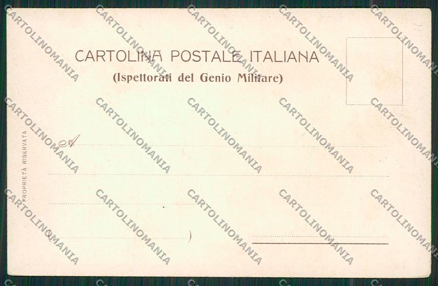 Militari Reggimentale Telegrafisti ABRASA cartolina QQ7804 – retro