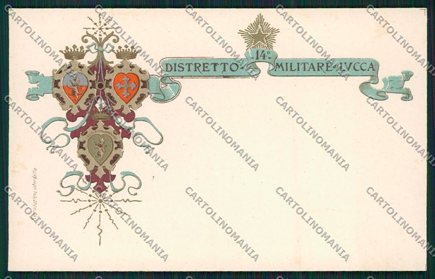 Militari Reggimentale Lucca cartolina QQ7808 – fronte