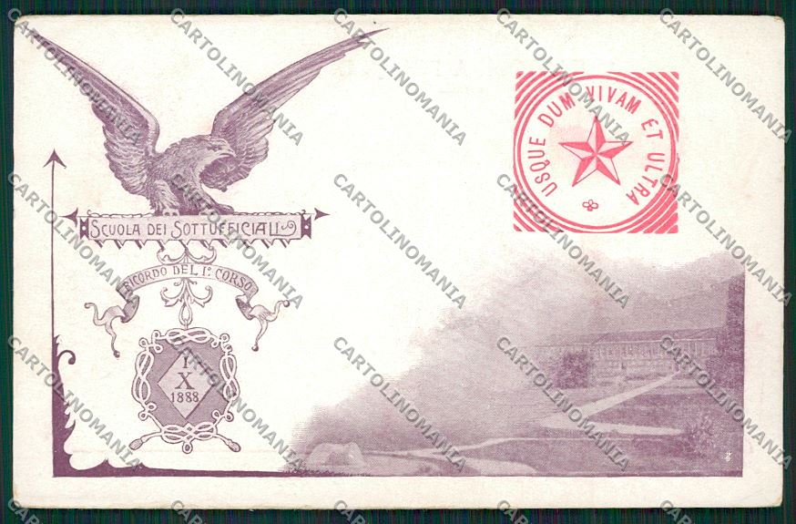 Militari Reggimentale Scuola Sottufficiali cartolina QQ7817 – fronte