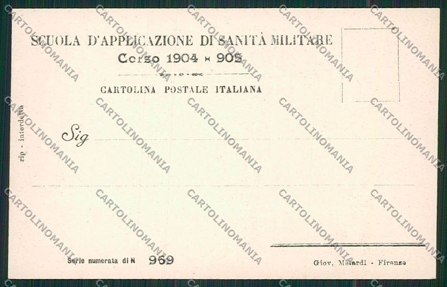 Militari Reggimentale Firenze cartolina QQ7818 – retro