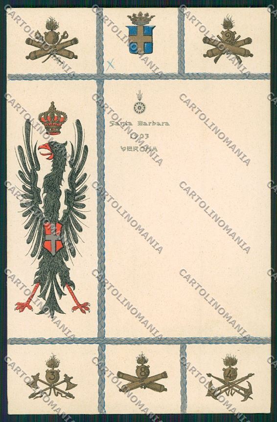 Militari Reggimentale Verona cartolina QQ7824 – fronte