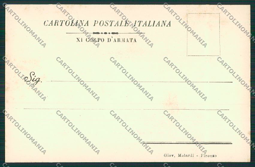Militari Reggimentale Bari cartolina QQ7826 – retro