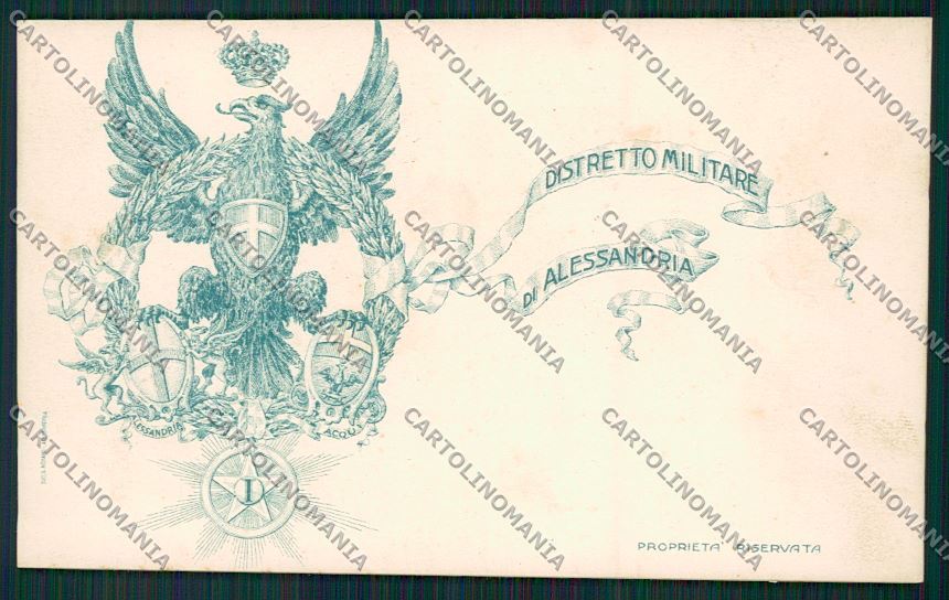 Militari Reggimentale Alessandria cartolina QQ7828 – fronte