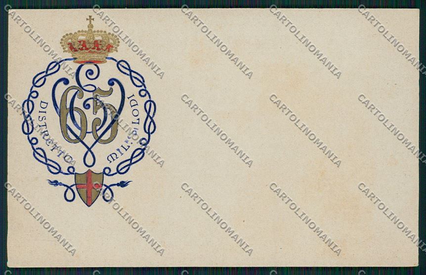 Militari Reggimentale Lodi cartolina QQ7830 – fronte