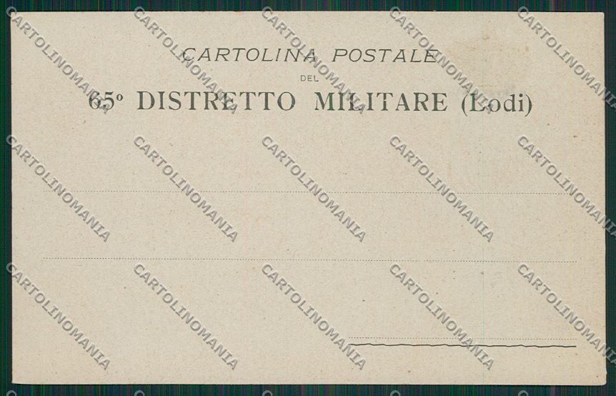 Militari Reggimentale Lodi cartolina QQ7830 – retro