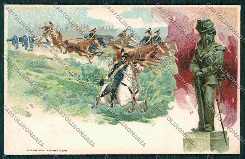 Militari Reggimentale cartolina QQ7871 – fronte