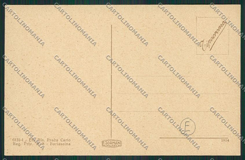 Milano Barlassina cartolina QQ7897 – retro